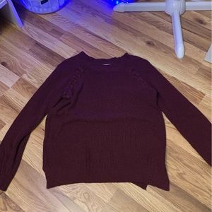 Pink Rose CrewneckLightweight sweater